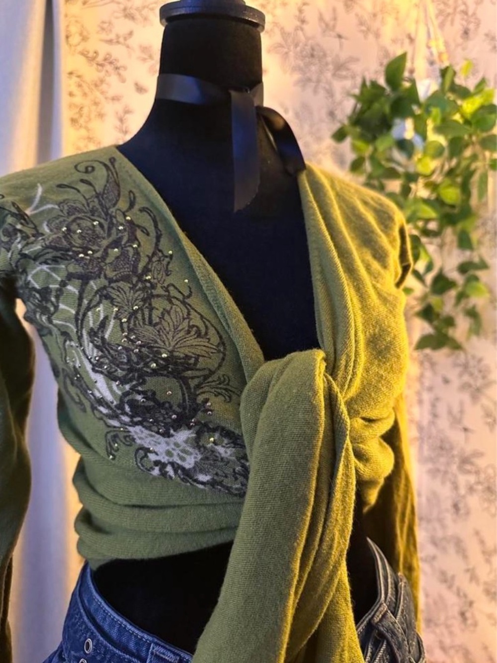 Vintage Y2K Tie Sweater